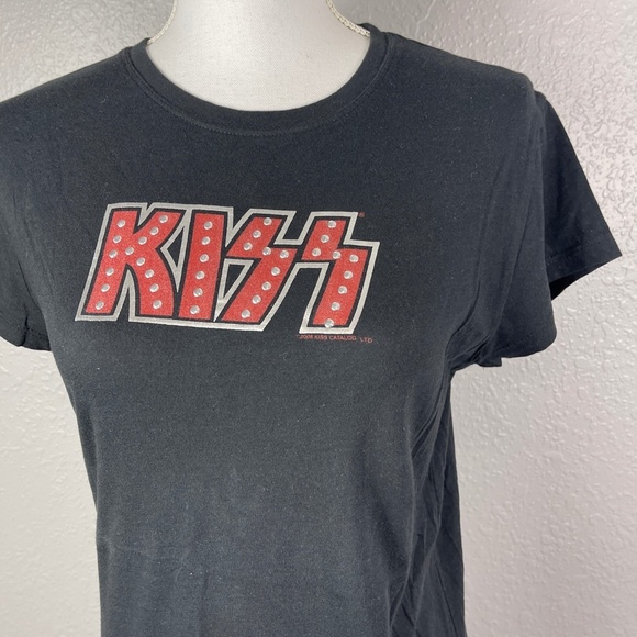 Vintage Vinyl KISS Black t-shirt XL - Picture 3 of 10
